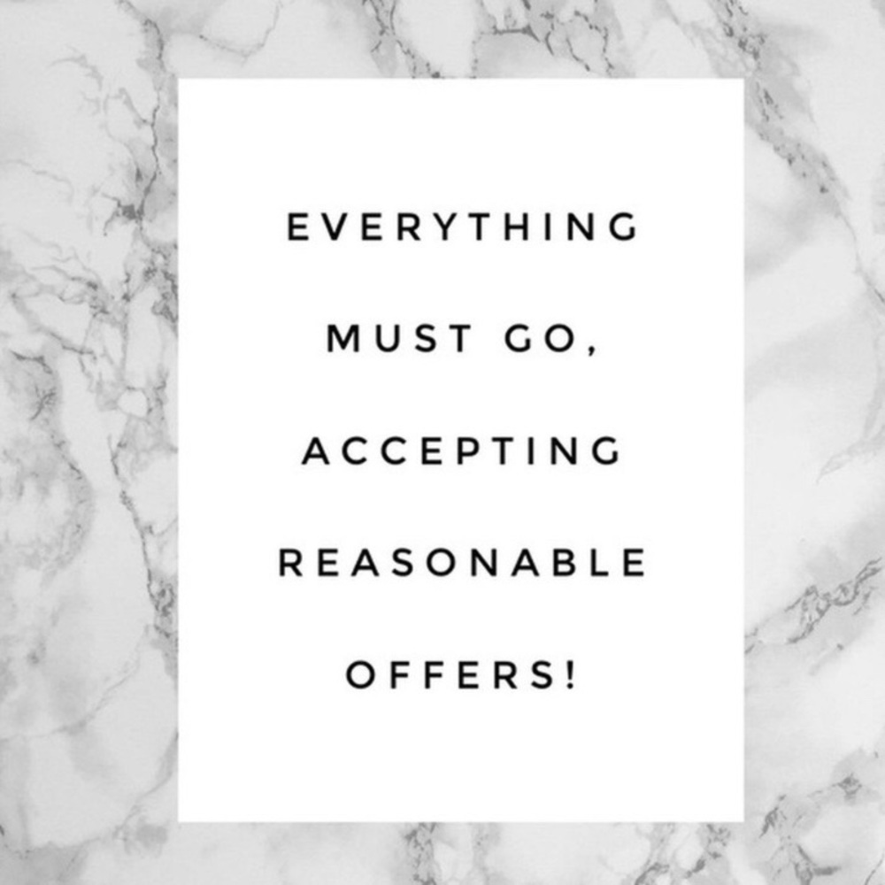 send in your offers :)
